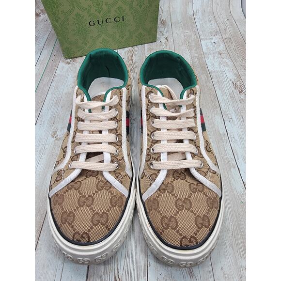 Gucci Tennis 1977 Monogram Sneakers - EU Size 40 / US 7 Authentic Rare main image 5